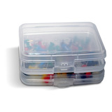 Set Mini Box N.3 X 2 Unidades Colombraro Color Transparente