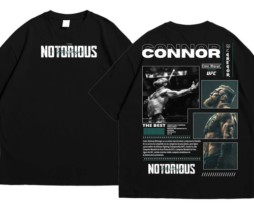 Camiseta De Conor Mcgregor The Notorious Graphic Tee