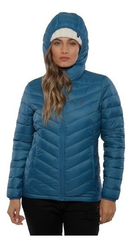 Campera Con Capucha Abrigo Montagne Linkay Mujer Premium