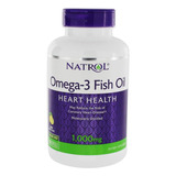 Omega3 Fish Oil 1000mg C Epa Y Dha Alta Potencia 60 Softgels Sabor Limón