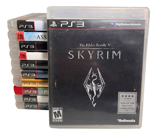 Skyrim Ps3 Midia Fisica Com Manual Original Envio Imediato