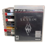 Skyrim Ps3 Midia Fisica Com Manual Original Envio Imediato