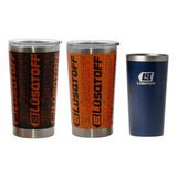 Set De Vasos Termicos Lusqtoff Grandes Y Chico C551 Lacueva