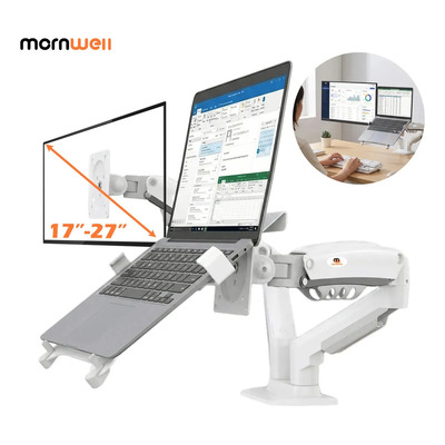 Base Ergonómica Doble Para Computadora Portátil Y Monitor No | Envío gratis
