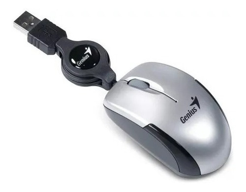 Mouse Genius Pequeño Micro Travel Colores Viajero Retractil