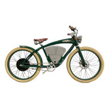 Bicicleta Eléctrica Premium Vintage Tracker Classic Green