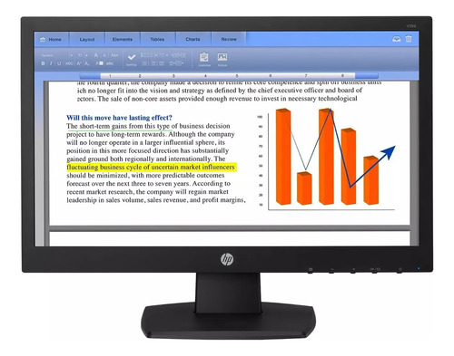 Pantalla / Monitor Hp V194 18.5  Hd 1366x768 - Vga