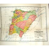 Mapa Antiguo Corrientes 1910 Estrada Esteros Ffcc Etc 23x33