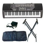 Combo Teclado Casio Ctx-700 + Soporte Funda Y Fuente   Prm