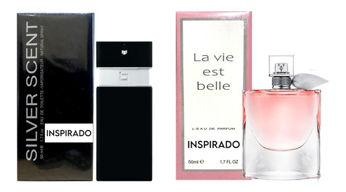 Kit 2 Perfume Contratip Sivercent La Vi Bele Importado