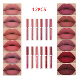 Batom 24 Horas Batom Líquido Matte Gloss Labial 12 Cor