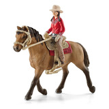 Schleich Horse Club, Western Rodeo Horse Toys Para Niñas Y N