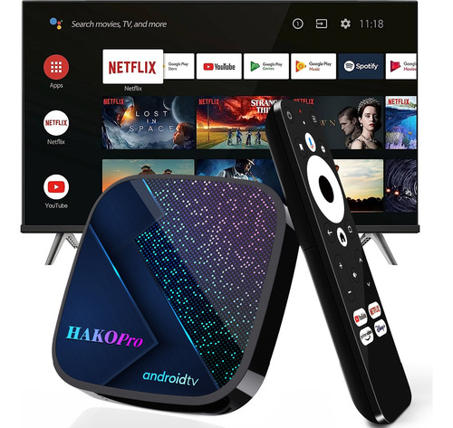 Tv Box Estándares Google 11.0 Voz Full Hd 4k Memoria 32gb