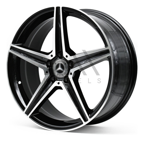 Rines 19 5/112 Para Mercedes Gls Clase C Clase Cls Color Negro Maquinado