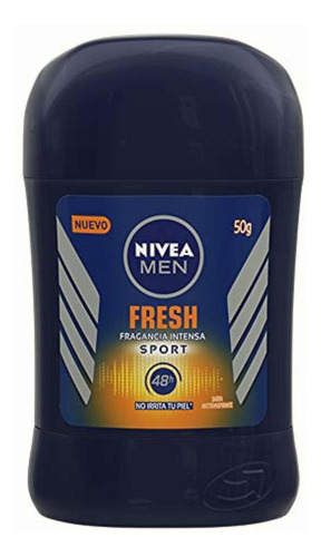 Nivea Men Antitranspirante Hombre Fresh Sport Stick, 50g