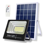 Foco Solar 400w Led Exterior+ Panel Solar Y Control Remoto