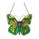 Alivagar Mariposa Tiffany Estilo Vidrieras Panel De Ventana