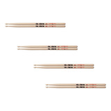 Baquetas De Madeira Vic Firth American Classic 5b Com Ponta De Madeira