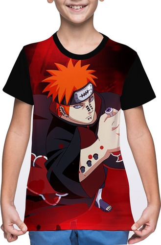 Camiseta/camisa Infantil Naruto Shippuden - Nagato Pain