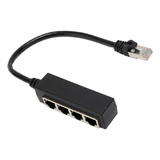 Adaptador Divisor Rj45 Cable Ethernet Ethernet De Un Punto C