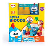 Blocos De Montar Educativos Galinha Pintadinha Mini 15 Peças