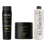 Blow Out Biotina Capilar + Bekim Argan Oils Shampoo  Mascara