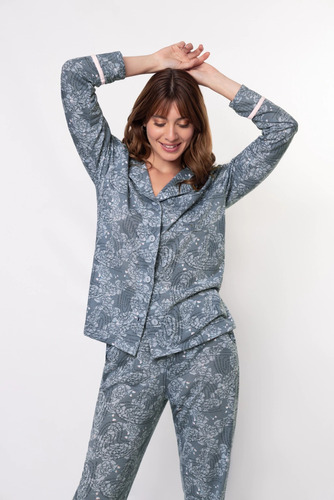 Pijama Mujer Camisero Invierno So Trendy So Pink 18038