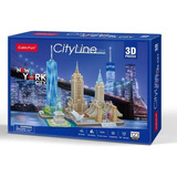 City Line - New York - Puzzle 3d