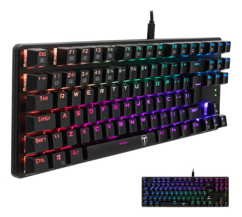 Teclado Gamer Mecânico T-dagger Tgk315 Bora Abnt2