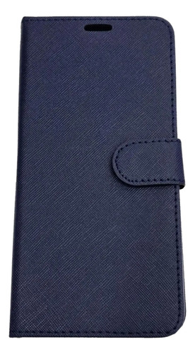 Funda Librito Flip Cover Para Motorola G71 Azul