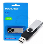 Kit Com 5 Pen Drive Multilaser Twist Pd588 16gb 2.0 Atacado