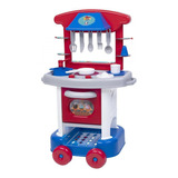 Cozinha Infantil Play Time Cotiplás Com Acessórios Azul