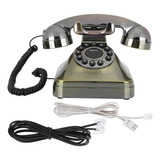 Teléfono Fijo Vintage Bronce Antiguo De Alta Definición