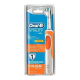 Cepillo Eléctrico Alemán Oral-b Naranja Batería Recargable