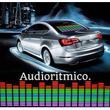 Sticker Ecualizador Led Audio Rítmico Auto Tuning 45x11cm