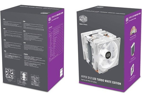 Cooler Hyper 212 Turbo Led Branco P/ Intel Lga 2011 2011-v3