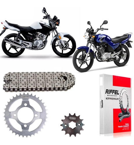 Kit Transmision Riffel Yamaha Ybr 125 Factor Motos Coyote