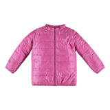 Jaqueta Puffer Infantil Menina Rosa Chiclete Inverno Up Baby