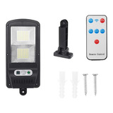 Foco Solar Luz Led 100w Exteriores 98 Led Sensor Movimiento