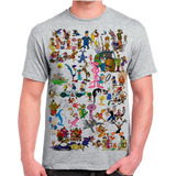 Remera Clásicas Vintage Retro Dibujitos Cartoon Personajes 