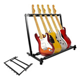 Soporte Plegable Para Guitarra Y Bajo Para Varias Guitarras