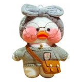 Pato Patito Peluche Lalafan Kawaii Con Ropa Accesorios 33cm