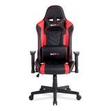 Silla Gamer Ergonómica Egtair  En Negro Con Cuero Pu