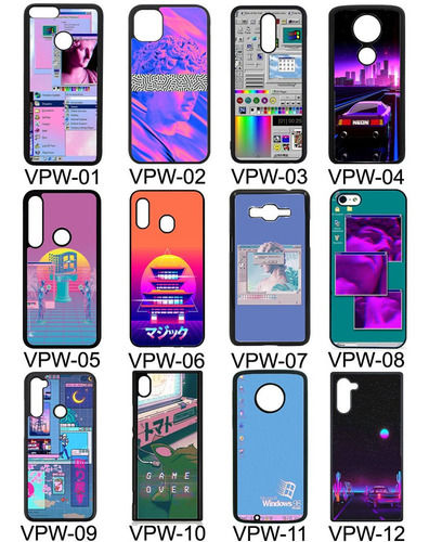 Funda Vaporwave Indie Compatible Con Samsung Case Carcasa