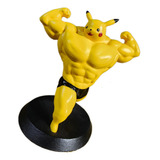 Figura Pikachu Musculoso - 14 Cm De Alto