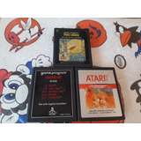 Pac Man,combat Y Sword Quest Earth World De Atari 2600.