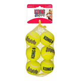 Kong Squeakair Balls Paquete 6 Pelotas Medianas Para Perro Color Amarillo