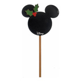 Pick De Jardim Natal Mickey Mouse 35cm 1595086 Único