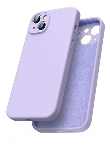 Carcasa Silicona Slim Para iPhone 14 Plus Violeta 
