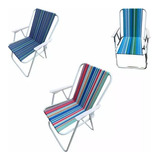 Silla Playera Camping Playa Piscina Verano Liviana Colores